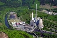 Ansicht eines Kohlekraftwerkes