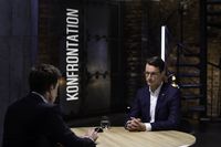 "Konfrontation: Markus Feldenkirchen trifft Hendrik Wüst", zu sehen am Montag, den 10. Juni 2024, um 22.50 Uhr im Ersten und online first ab 18 Uhr in der ARD Mediathek.