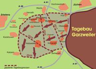 geplantes Abbaugebiet Garzweiler II