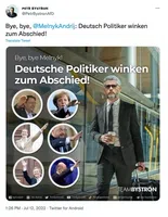 Bytrons satirische Kritik an der Fascho-Doppelmoral Bild: Screenshot Petr Bystron / UM / Eigenes Werk
