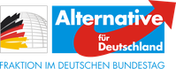 Logo der AfD (Alternative für Deutschland)-Bundestagsfraktion