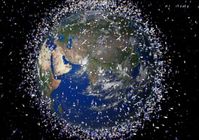 Müllhalde Weltraum: Japan will mit Netzen säubern. Bild: FlickrCC/keithfiore)