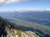 Das Inntal vom Hafelekar bei Innsbruck