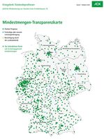Mindestmengen-Transparenzkarte Bild: "obs/AOK-Bundesverband"
