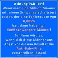 Logische Folgen des nicht für Diagnosen zugelassen, nicht geeichten und aufgrund fehlender Viren-Extraktion, nichtssagenden PCR Testes (Symbolbild)