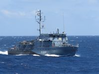 Minenjagdboot Datteln (M 1068) Bild: Bundeswehr/PAO EUNAVFOR MED Fotograf: Yvonne Albert