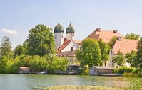 Kloster Seeon, Ansicht von Westen