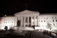 Das Gebäude des Finanzministeriums in Washington