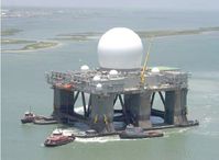 "Sea-Based X-Band Radar" (SBX, "Seegestütztes X-Frequenzbereichs-Radar")