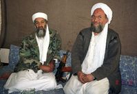 Osama bin Laden und sein Nachfolger Ayman al-Zawahiri