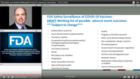 Dokumentation zu erwartender Nebenwirkungen der sogenannten Corona-Impfungen während einer Expertenkonferenz der US-amerikanischen Zulassungsbehörde (FDA) am 22. Oktober 2020