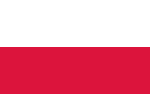Flagge der Republik Polen