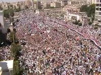 Demonstration in Hama (29. Juli 2011). Bild: de.wikipedia.org