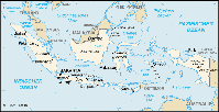 Karte von Indonesien aus CIA World Fact Book