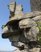 Schlossberg Flossenbürg, Granitfelsen in der OberpfalzQuelle: GeoUnion Alfred-Wegener-Stiftung (idw)