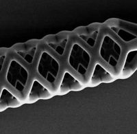 Dieser Mikrostent ist gerade einmal 0,05 Millimeter groß.