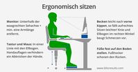 Sitzen macht krank: Tricks für eine gesündere Körperhaltung im Büro / Bild: "obs/blitzresults.com"
