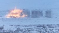 Russische Luft- und Raumfahrtstreitkräfte feuern Kinschal-Hyperschallraketen mit nuklearer Bewaffnung während einer Übung der strategischen Abschreckungsstreitkräfte ab Bild: Russian Defence Ministry / Sputnik