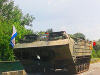 Ukraine: A captured (by the pro-Ukrainian Aidar Battalion) LPR vehicle (9 June 2014)