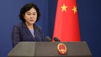 Hua Chunying, Sprecherin des chinesischen Außenministeriums (2023) Bild: Gettyimages.ru / VCG/VCG