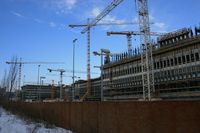Baustelle des neuen BND-Gebäudes. Bild: Tischbeinahe / de.wikipedia.org