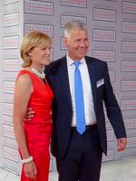 Peter Kloeppel mit Ehefrau Carol Kloeppel  (2017), Archivbild