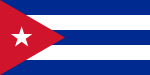 Flagge der Republik Kuba