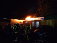 Autobatterie in Brand geraten Bild: Polizei