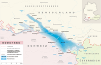 Karte des Bodensee