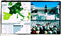 Anteil islamischer Anhänger in Europa in Zukunft (Symbolbild)