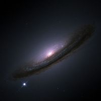 Die Supernova 1994D in der Galaxie NGC 4526 (heller Punkt links unten) Bild: NASA/ESA / de.wikipedia.org