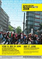 Plakat zur Aktion "Bildungsstreik 2009"