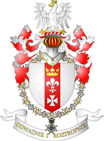 Lech Wałęsas Wappen im Königlichen Seraphinenorden