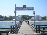 Blick von der Seebrücke auf Heiligendamm