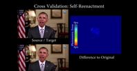 Bild: Screenshot Youtube Video "Face2Face: Real-time Face Capture and Reenactment of RGB Videos (CVPR 2016 Oral)"