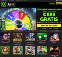 Bild: Screenshot der Webseite 888casino.com