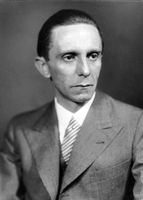 Joseph Goebbels, Aufnahme von Heinrich Hoffmann