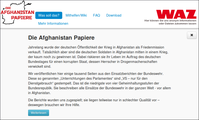 Die Piratenpartei stellt die Afghanistan-Dokumente der WAZ-Gruppe weiter zur Verfügung. Bild: piratenfraktion-nrw.de