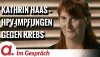 Bild: SS Video: "Im Gespräch: Kathrin Haas (HPV-Impfung gegen Gebärmutterhalskrebs)" (https://tube4.apolut.net/w/tRbNNmjPrzxpJfepsQCQ8Y) / Eigenes Werk