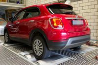 DUH Abgastest Fiat500x. Bild: Goecke - DUH