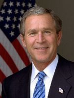 George W. Bush in seiner Amtszeit als Präsident der Vereinigten Staaten