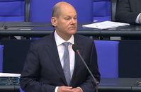 Olaf Scholz bei Fragestunde des Bundestages am 19.05.2021 Bild: Bundesverband Rauchfreie Alternative e.V. Fotograf: Bundesverband Rauchfreie Alternative e.V.