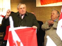 Laumann bei einer Provinzial-Demo in Münster (2012)