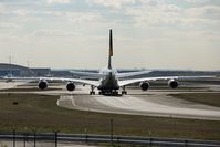 Lufthansa Airbus A 380 D-AIMB (Heckansicht)