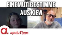 Bild: SS Video: "Interview – Eine mutige Stimme aus Kiew" (https://tube4.apolut.net/w/vBw9UPBHYfbVqNE3PFu8Ne) / Eigenes Werk