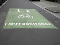 Fahrradstraße (Symbolbild)