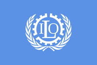 Flagge der Internationalen Arbeitsorganisation