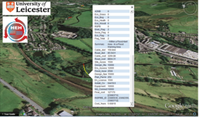 Blick in Google Earth: Da sollte ein Kraftwerk stehen. Bild: le.ac.uk