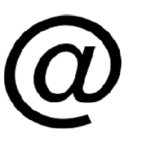 Das @-Zeichen steht als Symbol für die eMail