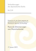 "Pastorale Orientierungen zum Menschenhandel": Deutsche Übersetzung des vatikanischen Dokuments veröffentlicht Bild: Cover